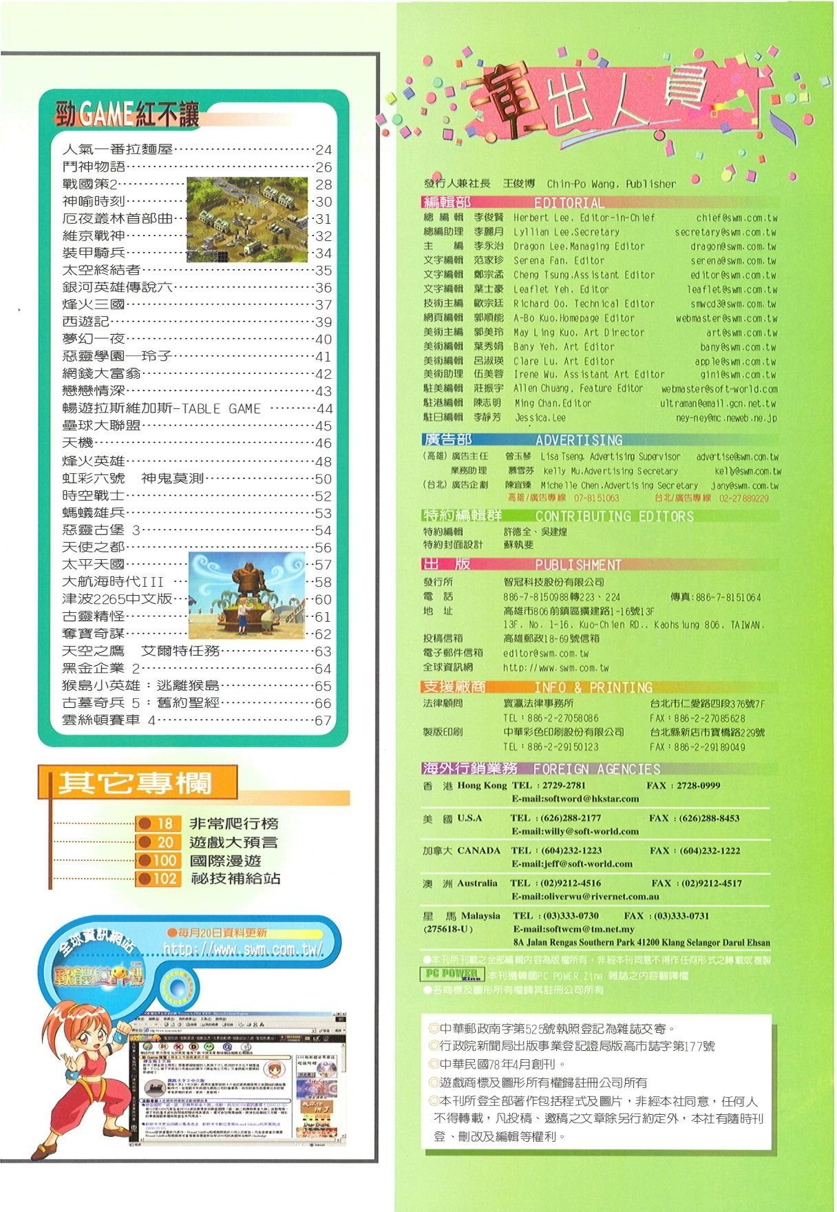 目錄頁 2